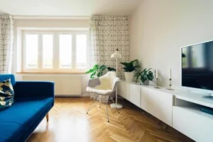 Clean home interior ready for a photoshoot