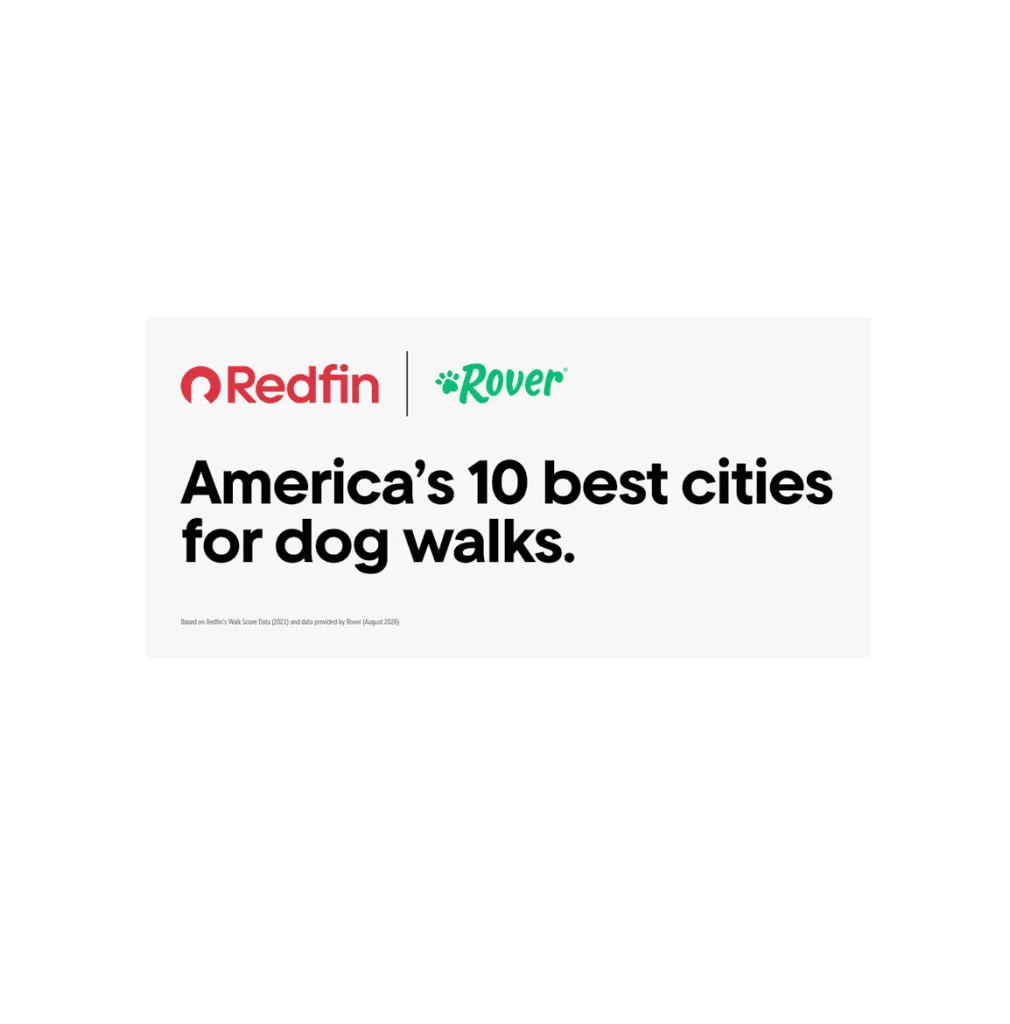 Redfin and Rover Rank America’s Best Cities for Dog Walks